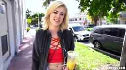 Blonde Slut Picked Up And Fucked In Public