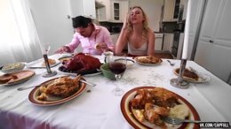 Alexa Grace and Valentina Nappi in threesome after dinner