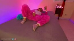 Cosplay Petite Teen Takes off his Pajama