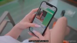 Young neighbor wants sex and get a bright orgasm