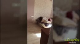 CUMming on Step Sister's blonde Hair while she was Playing the Game on her smartphone -XSanyAny