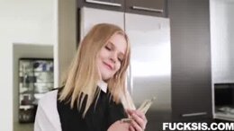 Super Tiny Stepsis Coco Lovelock Loves Sucking Up Before Mom Comes
