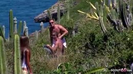 BEACH ANAL SEX FOR SKINNY TEEN NESSA DEVIL IN MMF THREESOME