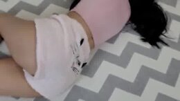 Hot sex with stepsister in the morning&period; Woke up her big ass for a riding dick