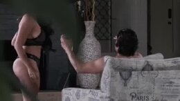 I have to fuck my sexy gamer husband to convince him to come hang out