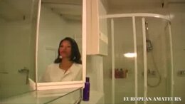The Asian nurse is always late and to be forgiven sucks cock well