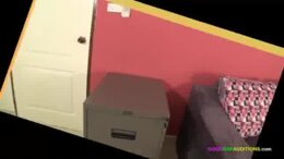 Skinny Thai teen auditions for job on casting couch