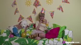 Luscious Blonde Coed Amy Days Milks A Big Dick And Gets Covered In Cum